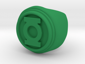 Green Lantern Ring - Size 10.5 in Green Processed Versatile Plastic