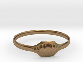 Triss Ring US Size 6 UK Size R in Natural Brass
