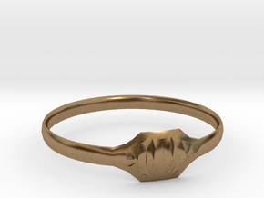 Triss Ring US Size 7 UK Size O in Natural Brass