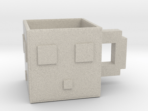 Minecraft Slime Mug 6.5 Cm in Natural Sandstone