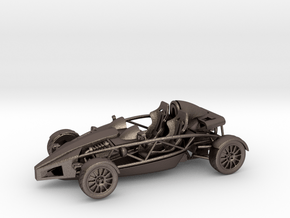 Ariel Atom 1/43 scale LHD no wings in Polished Bronzed Silver Steel