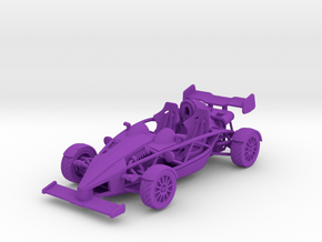 Ariel Atom 1/43 scale LHD w/wings in Purple Processed Versatile Plastic