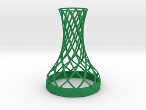 Tower Vase for jar size:82 (6 leads) in Green Processed Versatile Plastic