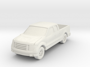 Truck At 1"=16' Scale in White Natural Versatile Plastic