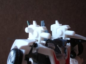 Sunlink - Prime: Wheeljacked Cannons w/ 5mm Side P in White Natural Versatile Plastic