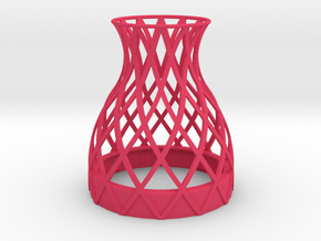 Bell Vase for jar size:63 (4 leads) in Pink Processed Versatile Plastic