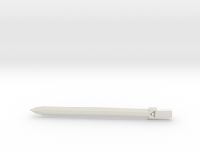 Master Sword Blade in White Natural Versatile Plastic