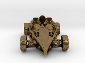 Ariel Atom brass pendant, HO scale LHD w/o wings in Natural Bronze