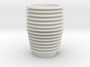 Veron Cylinder Replica in White Natural Versatile Plastic