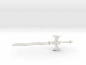 Master Sword Full in White Natural Versatile Plastic