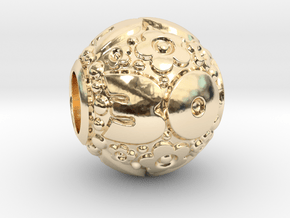 'Pandora' fit Charm 30th in 14K Yellow Gold