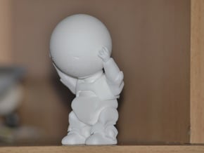 Marvin the paranoid android in White Natural Versatile Plastic