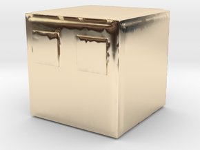 Minecraft Magmacube Small in 14K Yellow Gold