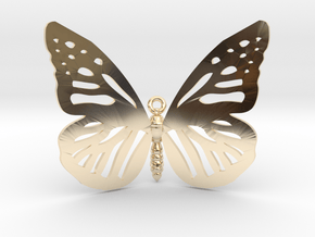 Free-fly in 14K Yellow Gold