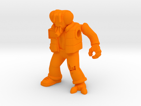 Muty McFly Parody Figure in Orange Processed Versatile Plastic