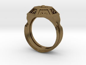 Ring of Royal Grandeur (21mm) in Natural Bronze