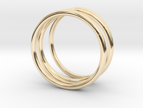 Finger Cage Ring - Sz. 5 in 14K Yellow Gold