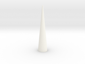 Black Brant lll Nose Cone BT55 PT2 in White Processed Versatile Plastic