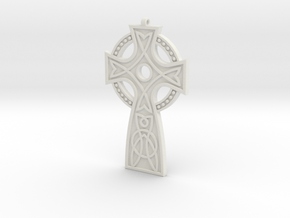 St. Leonard’s Cross in White Natural Versatile Plastic