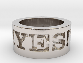Yes! Ring Design Ring Size 8.5 in Platinum