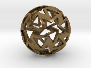12-star ball in Natural Bronze