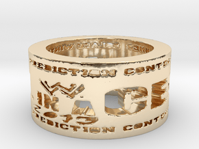 HIAC Prediction Winner Ring Ring Size 8.5 in 14K Yellow Gold