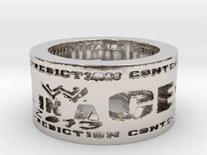 HIAC Prediction Winner Ring Ring Size 8.5 in Platinum