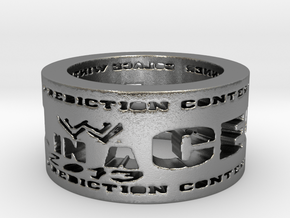 HIAC Prediction Winner Ring Ring Size 8.5 in Natural Silver