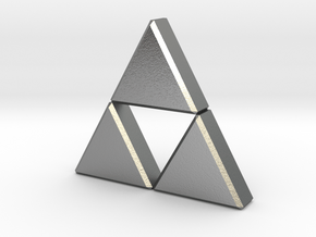 Triforce in Natural Silver
