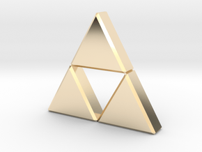 Triforce in 14K Yellow Gold