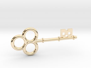 Skeleton Key Small in 14K Yellow Gold