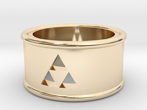 Triforce Cutout Band size 7 in 14K Yellow Gold