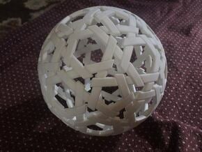 Truncated Icosahedron Sculpture (3 copies needed) in White Natural Versatile Plastic