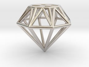 Diamond Pendant in Platinum