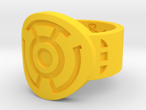 Sinestro Wing Variant FF (Sz's 5-15) in Yellow Processed Versatile Plastic