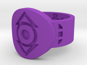 Indigo Tribe FF Ring (Sz's 5-15) in Purple Processed Versatile Plastic