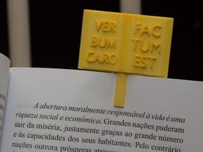 Marcador de páginas Bíblia in Yellow Processed Versatile Plastic