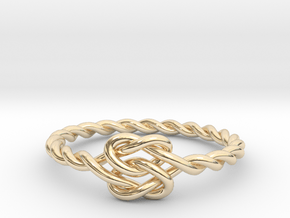 True Lover's Knot Ring in 14K Yellow Gold