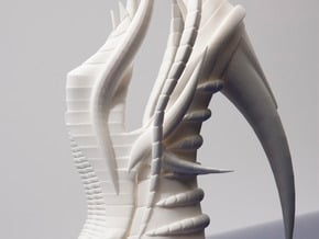 Exoskeleton Shoe - Full Size in White Natural Versatile Plastic