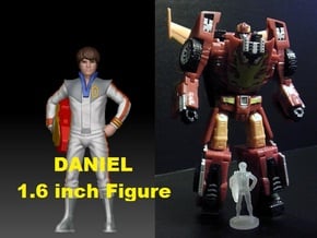 Daniel homage Space Boy 1.6inch Transformers Mini- in Tan Fine Detail Plastic