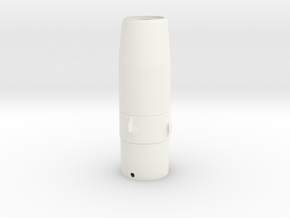 Black Brant lll Nose Cone BT55  PT1 in White Processed Versatile Plastic