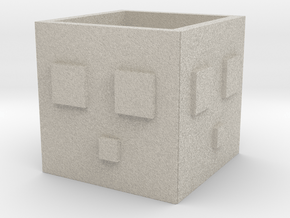 Minecraft Slime Cup in Natural Sandstone