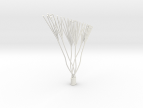 Caquot Balloon Replacement Basket in White Natural Versatile Plastic: 1:144