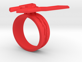 GG Rage Ring (Sz 8-15) in Red Processed Versatile Plastic