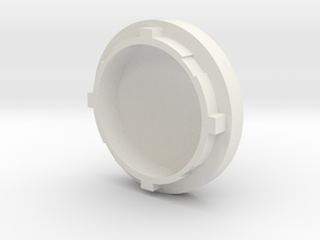 Bow Engine Cap 0.1 in White Natural Versatile Plastic