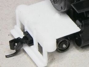 HOn30 switch pilot for 2-8-0 steam loco in White Processed Versatile Plastic