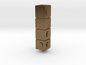 Monument Valley - The Totem keyring in Natural Bronze