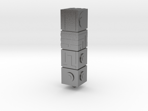 Monument Valley - The Totem keyring in Natural Silver