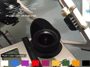 14x. GoPro Hero 3 / Hero 4 Lens Hood  in Black Natural Versatile Plastic