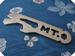 MT.O Prybar Tool 3mm in Polished Bronzed Silver Steel